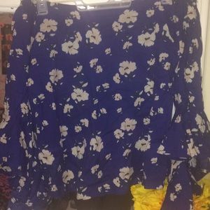 Brand new, never worn flower blouse
